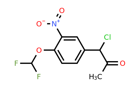 1803887-68-4 | 1-Chloro-1-(4-(difluoromethoxy)-3-nitrophenyl)propan-2-one