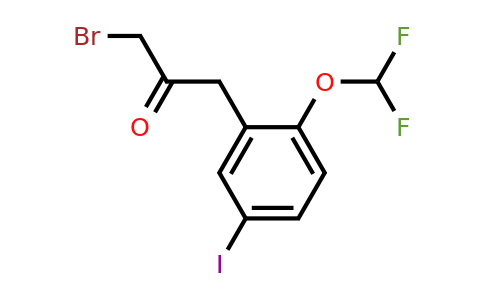 1803887-91-3 | 1-Bromo-3-(2-(difluoromethoxy)-5-iodophenyl)propan-2-one