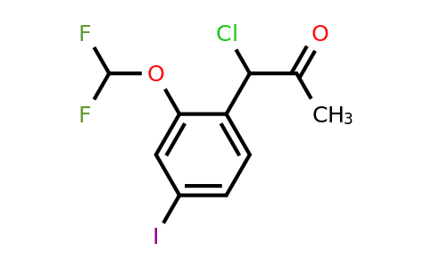 1803888-10-9 | 1-Chloro-1-(2-(difluoromethoxy)-4-iodophenyl)propan-2-one