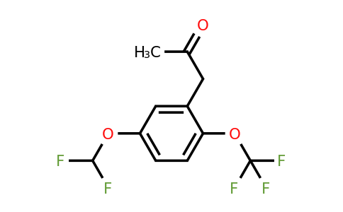 1803888-16-5 | 1-(5-(Difluoromethoxy)-2-(trifluoromethoxy)phenyl)propan-2-one