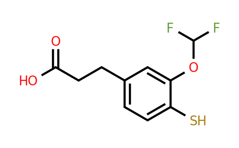 1803888-30-3 | 3-(Difluoromethoxy)-4-mercaptophenylpropanoic acid