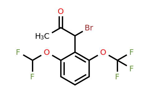 1803888-38-1 | 1-Bromo-1-(2-(difluoromethoxy)-6-(trifluoromethoxy)phenyl)propan-2-one