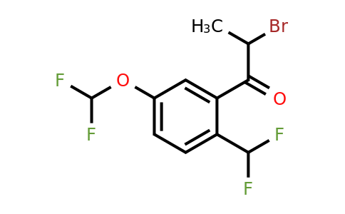 1803888-40-5 | 2-Bromo-1-(5-(difluoromethoxy)-2-(difluoromethyl)phenyl)propan-1-one