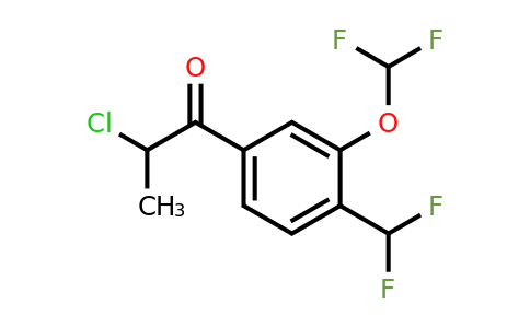 1803888-47-2 | 2-Chloro-1-(3-(difluoromethoxy)-4-(difluoromethyl)phenyl)propan-1-one