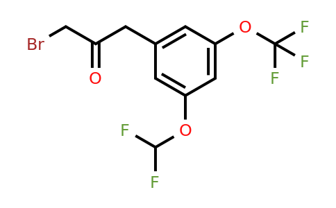 1803888-53-0 | 1-Bromo-3-(3-(difluoromethoxy)-5-(trifluoromethoxy)phenyl)propan-2-one