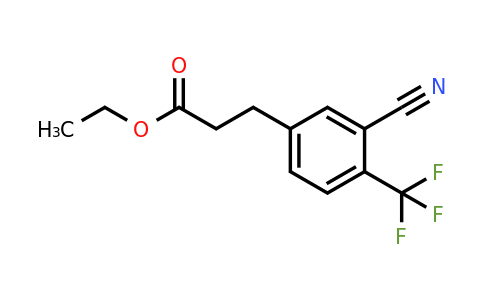 1803888-57-4 | Ethyl 3-(3-cyano-4-(trifluoromethyl)phenyl)propanoate