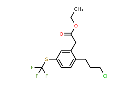 1803888-68-7 | Ethyl 2-(3-chloropropyl)-5-(trifluoromethylthio)phenylacetate