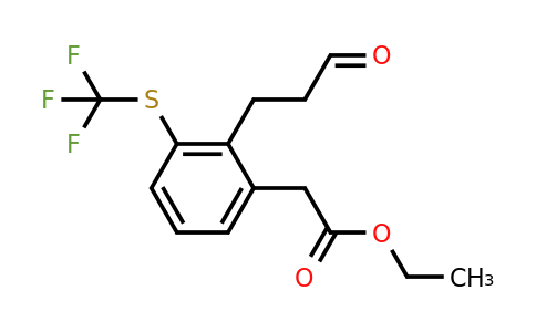 1803888-71-2 | Ethyl 2-(3-oxopropyl)-3-(trifluoromethylthio)phenylacetate
