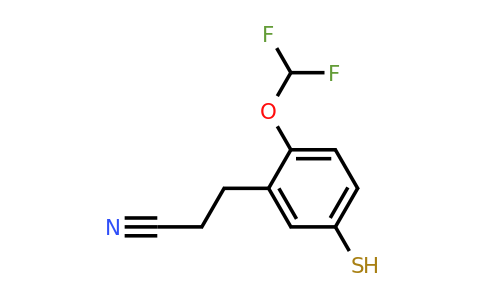 1803888-92-7 | 2-(Difluoromethoxy)-5-mercaptophenylpropanenitrile