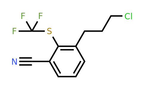 1803889-19-1 | 3-(3-Chloropropyl)-2-(trifluoromethylthio)benzonitrile