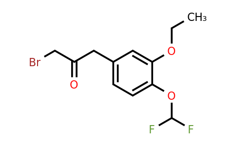 1803889-33-9 | 1-Bromo-3-(4-(difluoromethoxy)-3-ethoxyphenyl)propan-2-one