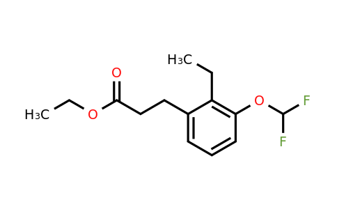 1803889-65-7 | Ethyl 3-(difluoromethoxy)-2-ethylphenylpropanoate