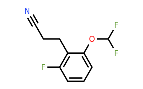 1803890-26-7 | 2-(Difluoromethoxy)-6-fluorophenylpropanenitrile
