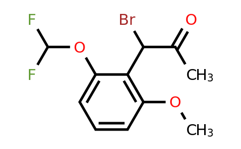 1803891-07-7 | 1-Bromo-1-(2-(difluoromethoxy)-6-methoxyphenyl)propan-2-one