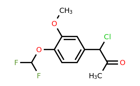 1803891-46-4 | 1-Chloro-1-(4-(difluoromethoxy)-3-methoxyphenyl)propan-2-one