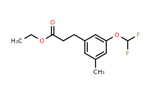 1803891-88-4 | Ethyl 3-(difluoromethoxy)-5-methylphenylpropanoate