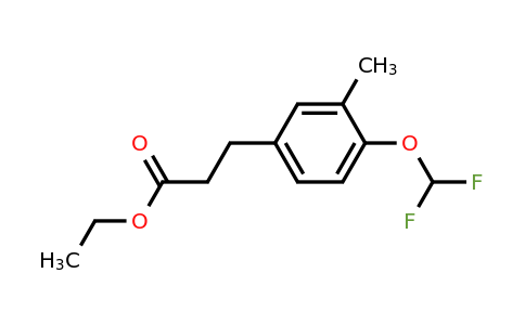 1803891-96-4 | Ethyl 4-(difluoromethoxy)-3-methylphenylpropanoate
