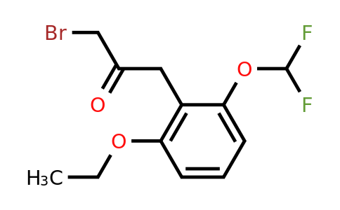 1803892-43-4 | 1-Bromo-3-(2-(difluoromethoxy)-6-ethoxyphenyl)propan-2-one