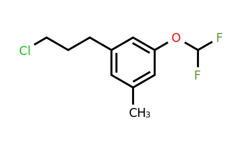 1803892-52-5 | 3-(3-Chloropropyl)-5-(difluoromethoxy)toluene