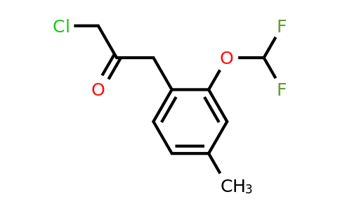 1803893-72-2 | 1-Chloro-3-(2-(difluoromethoxy)-4-methylphenyl)propan-2-one