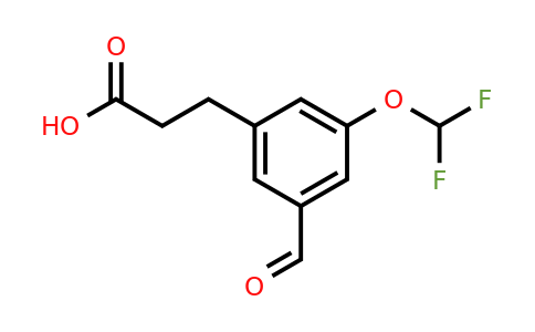 1803894-25-8 | 3-(Difluoromethoxy)-5-formylphenylpropanoic acid