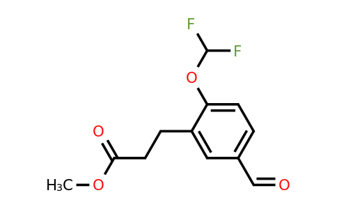1803894-33-8 | Methyl 2-(difluoromethoxy)-5-formylphenylpropanoate
