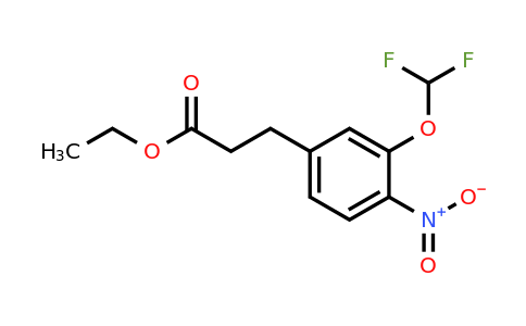 1803895-26-2 | Ethyl 3-(difluoromethoxy)-4-nitrophenylpropanoate