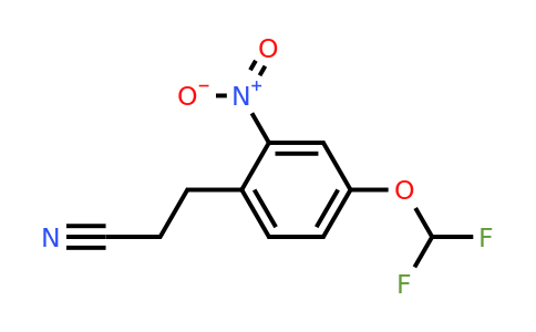 1803895-39-7 | 4-(Difluoromethoxy)-2-nitrophenylpropanenitrile