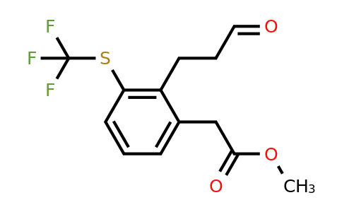 1803901-82-7 | Methyl 2-(3-oxopropyl)-3-(trifluoromethylthio)phenylacetate