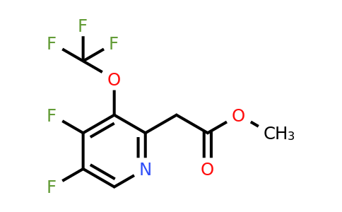 1803902-59-1 | Methyl 4,5-difluoro-3-(trifluoromethoxy)pyridine-2-acetate