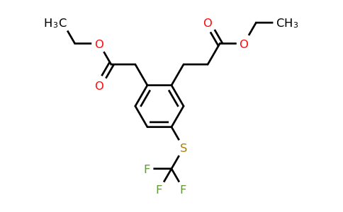 1803902-70-6 | Ethyl 2-(3-ethoxy-3-oxopropyl)-4-(trifluoromethylthio)phenylacetate