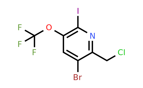 1803902-84-2 | 3-Bromo-2-(chloromethyl)-6-iodo-5-(trifluoromethoxy)pyridine