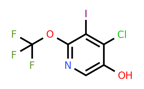 4-Chloro-5-hydroxy-3-iodo-2-(trifluoromethoxy)pyridine