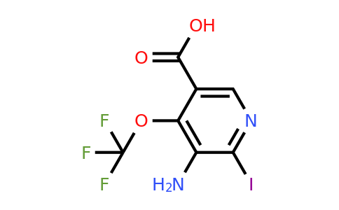 1803929-48-7 | 3-Amino-2-iodo-4-(trifluoromethoxy)pyridine-5-carboxylic acid