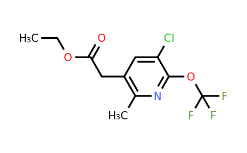 1803937-91-8 | Ethyl 3-chloro-6-methyl-2-(trifluoromethoxy)pyridine-5-acetate