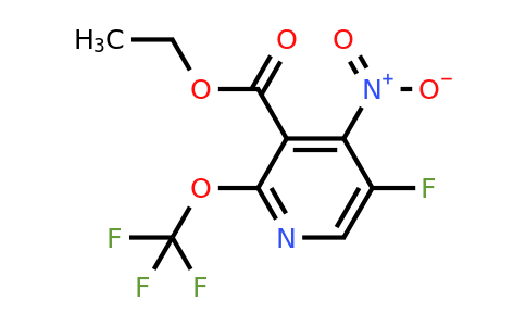 Ethyl 5-fluoro-4-nitro-2-(trifluoromethoxy)pyridine-3-carboxylate