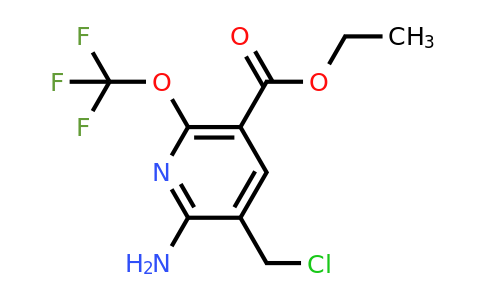 Ethyl 2-amino-3-(chloromethyl)-6-(trifluoromethoxy)pyridine-5-carboxylate