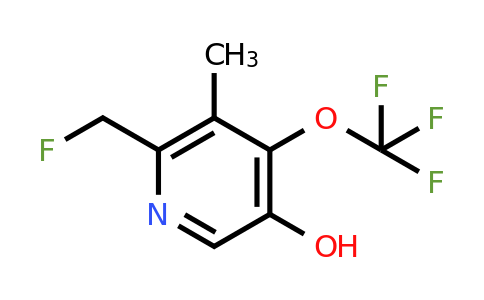 2-(Fluoromethyl)-5-hydroxy-3-methyl-4-(trifluoromethoxy)pyridine
