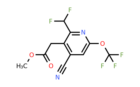 1803948-71-1 | Methyl 4-cyano-2-(difluoromethyl)-6-(trifluoromethoxy)pyridine-3-acetate