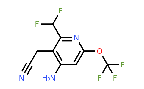 1803950-70-0 | 4-Amino-2-(difluoromethyl)-6-(trifluoromethoxy)pyridine-3-acetonitrile
