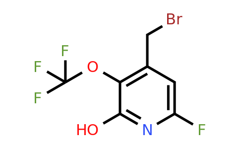 4-(Bromomethyl)-6-fluoro-2-hydroxy-3-(trifluoromethoxy)pyridine