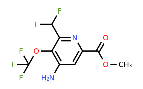 1803952-01-3 | Methyl 4-amino-2-(difluoromethyl)-3-(trifluoromethoxy)pyridine-6-carboxylate