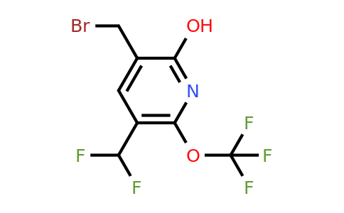 3-(Bromomethyl)-5-(difluoromethyl)-2-hydroxy-6-(trifluoromethoxy)pyridine