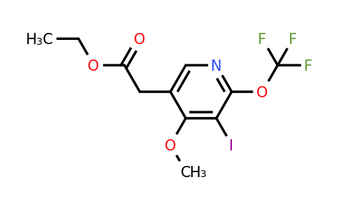 1803961-87-6 | Ethyl 3-iodo-4-methoxy-2-(trifluoromethoxy)pyridine-5-acetate