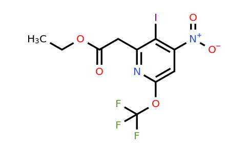 1803962-22-2 | Ethyl 3-iodo-4-nitro-6-(trifluoromethoxy)pyridine-2-acetate