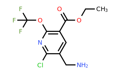 1803962-48-2 | Ethyl 3-(aminomethyl)-2-chloro-6-(trifluoromethoxy)pyridine-5-carboxylate