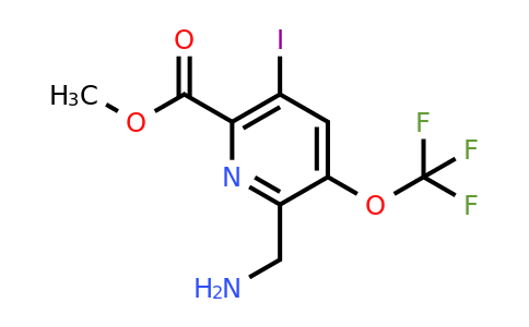1803963-65-6 | Methyl 2-(aminomethyl)-5-iodo-3-(trifluoromethoxy)pyridine-6-carboxylate