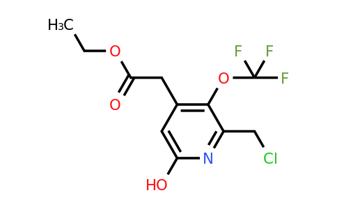 1803968-48-0 | Ethyl 2-(chloromethyl)-6-hydroxy-3-(trifluoromethoxy)pyridine-4-acetate