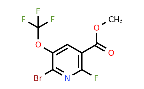 1803968-91-3 | Methyl 2-bromo-6-fluoro-3-(trifluoromethoxy)pyridine-5-carboxylate