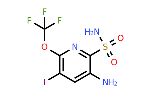 3-Amino-5-iodo-6-(trifluoromethoxy)pyridine-2-sulfonamide